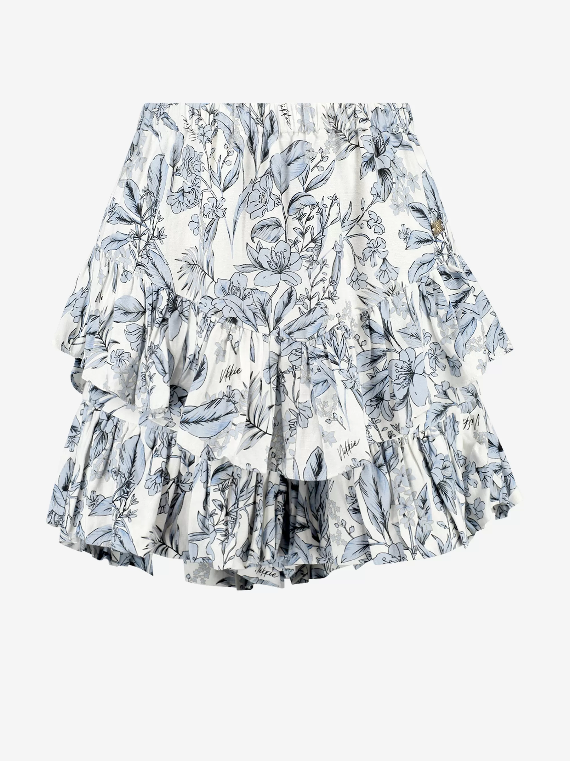 Women FIFTH HOUSE Skirts-Skort with flower pattern