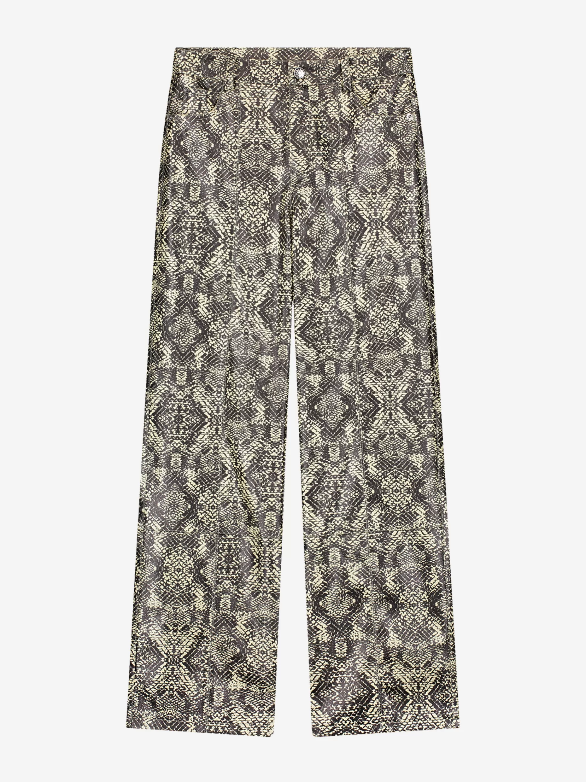 FIFTH HOUSE Pants & Jeans-Snake print pants with a straight fit