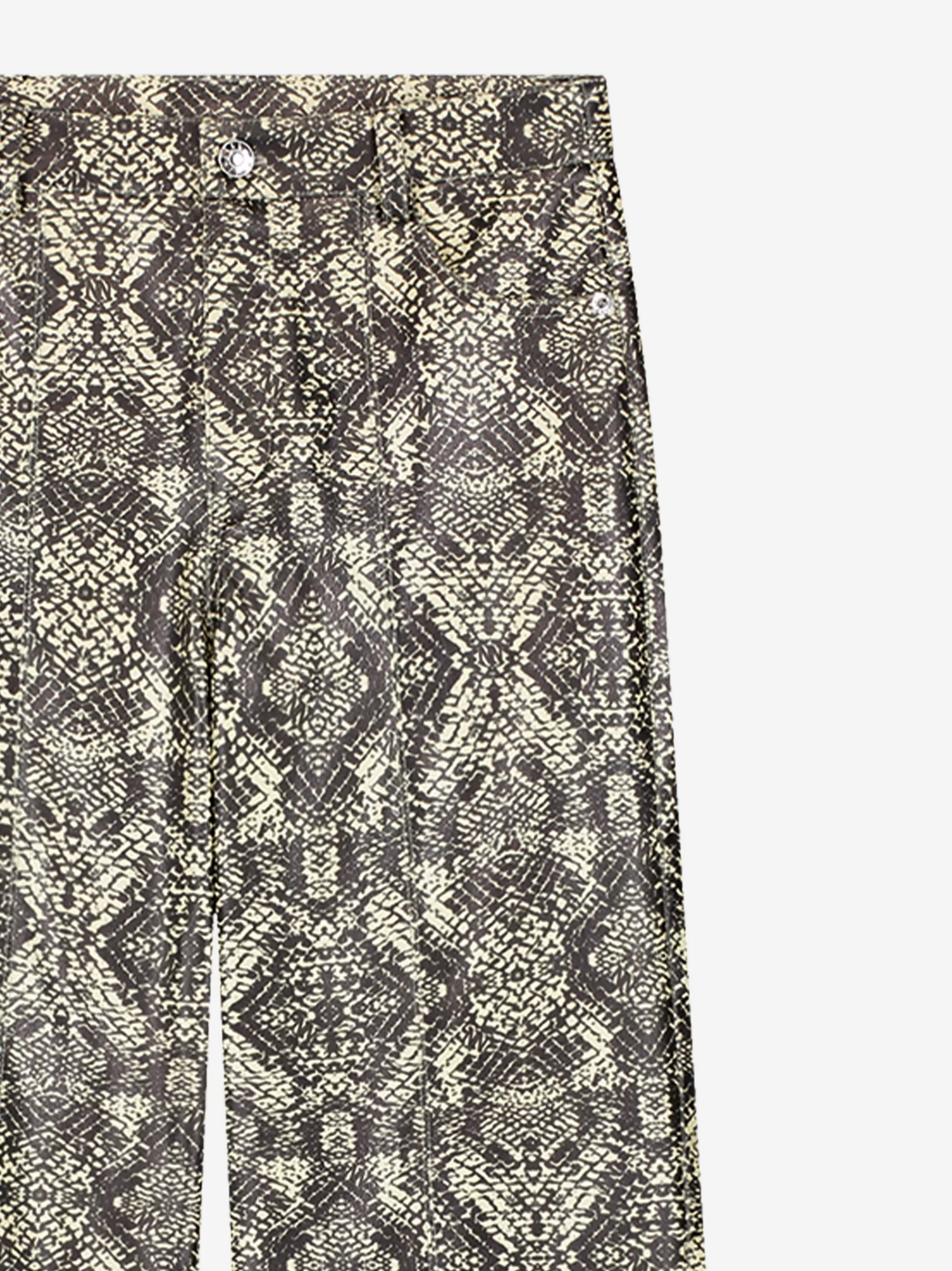 FIFTH HOUSE Pants & Jeans-Snake print pants with a straight fit