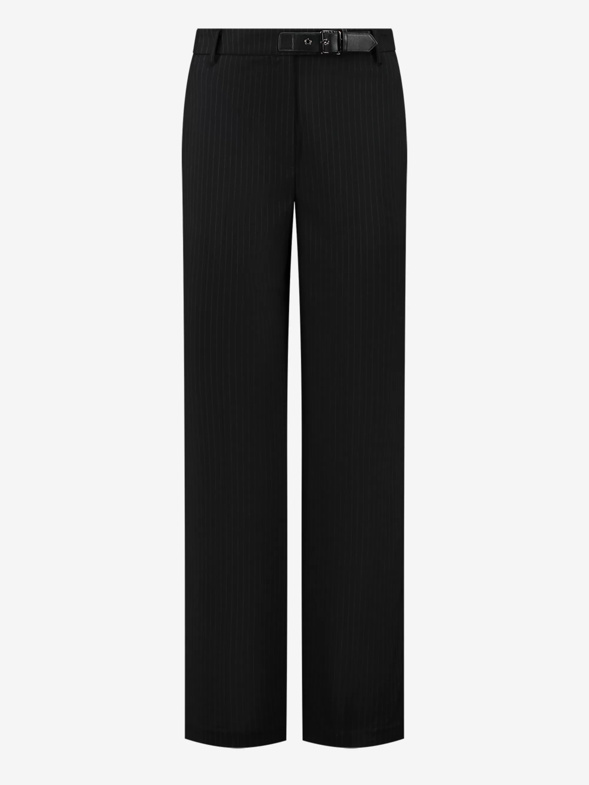 Women FIFTH HOUSE Pants & Jeans-Straight striped pants with Mid rise