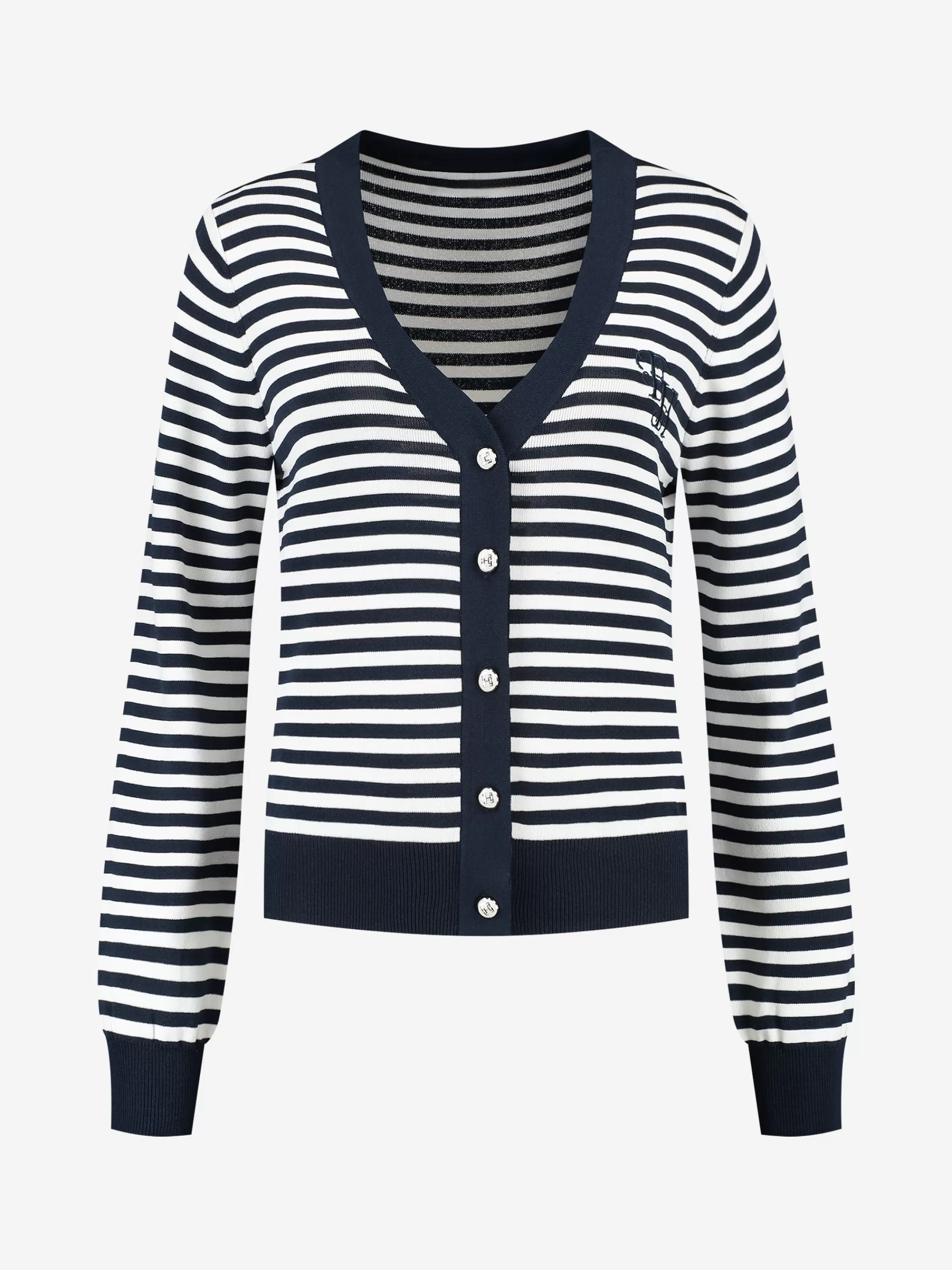 Women FIFTH HOUSE Sweaters & Cardigans-Striped cardigan