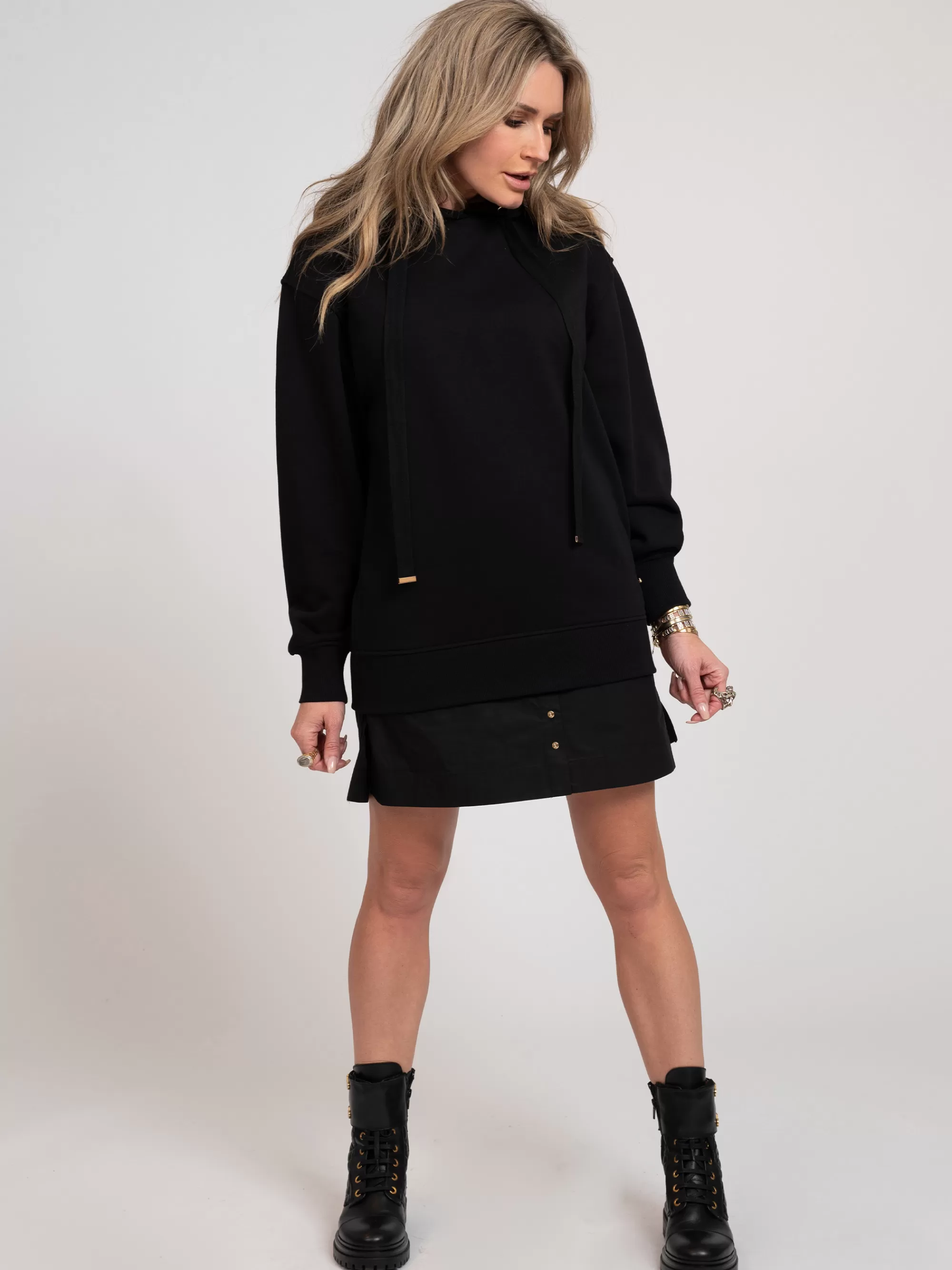 Women FIFTH HOUSE Dresses-Sweat dress with hood