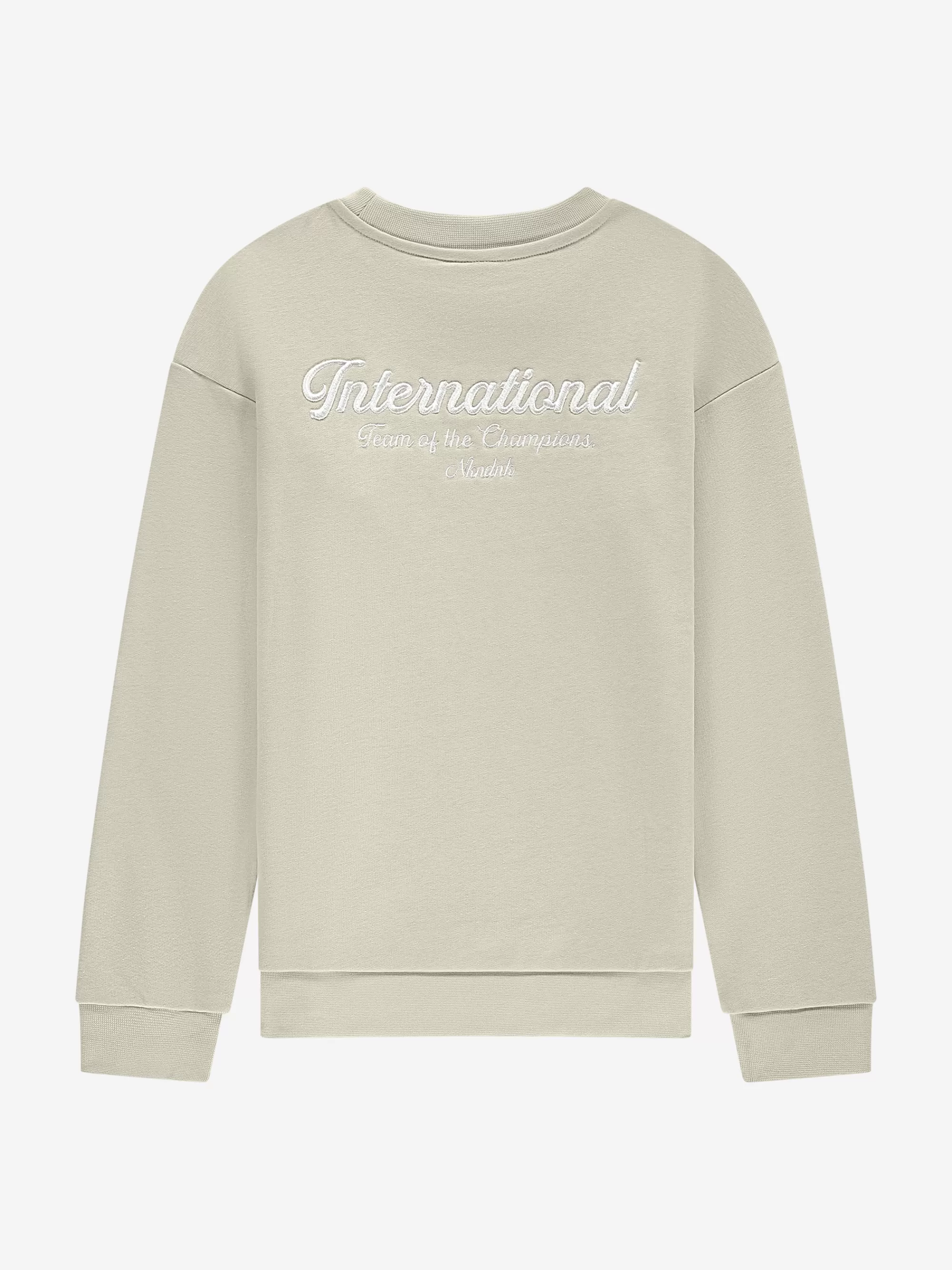 BOY FIFTH HOUSE Sweaters & Cardigans-Sweater with embroidered text