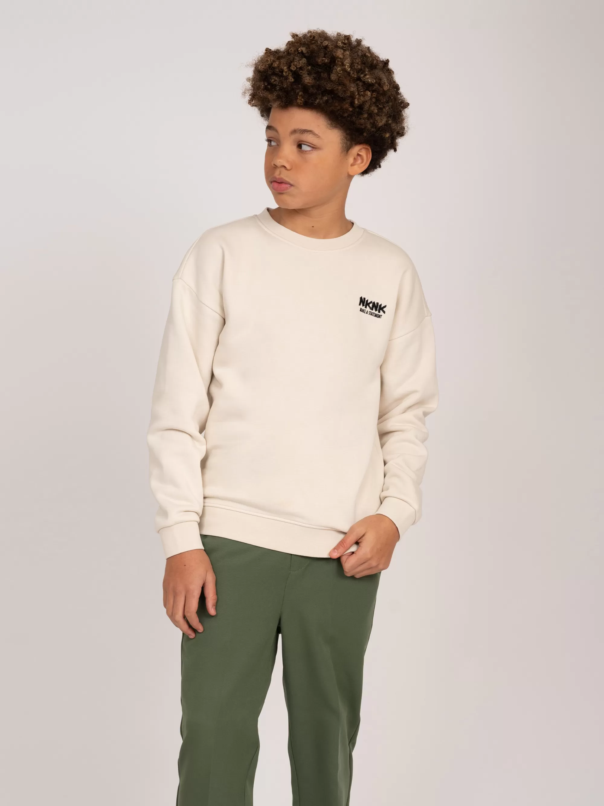 BOY FIFTH HOUSE Sweaters & Cardigans-Sweatshirt with embroidery logo