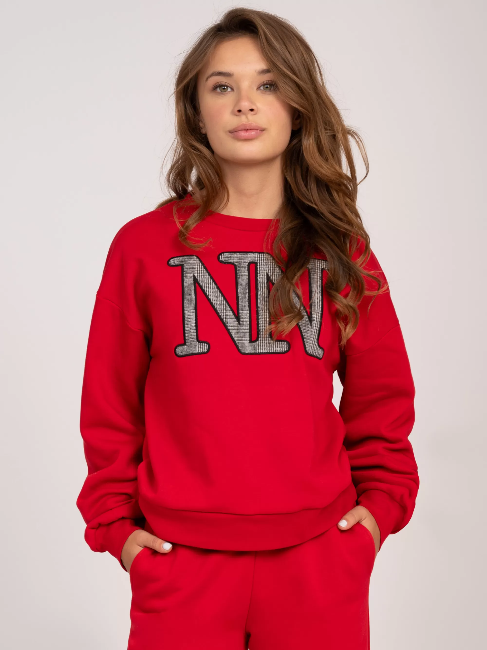 FIFTH HOUSE Sweaters & Cardigans-Sweatshirt with embroidery logo