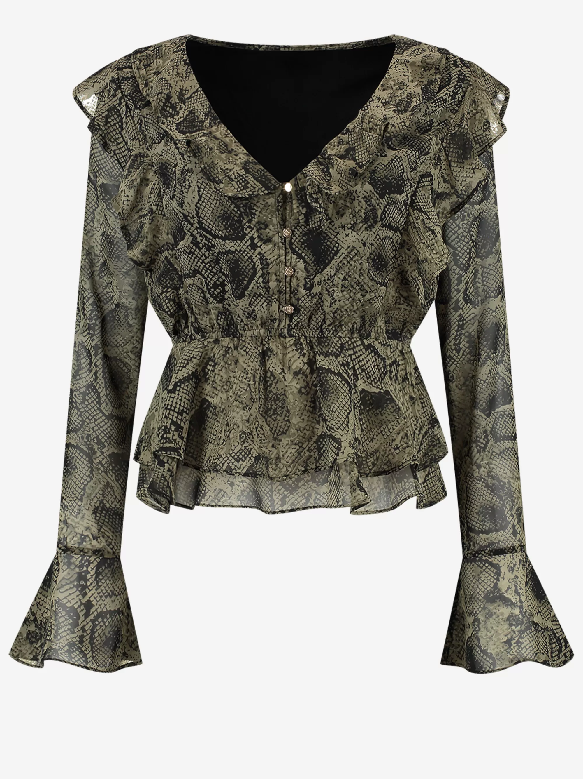 Women FIFTH HOUSE Tops-Top with snake print