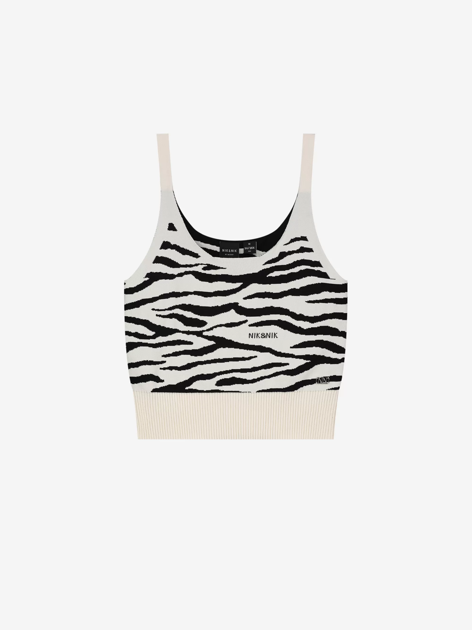 FIFTH HOUSE Tops-Top with zebra print