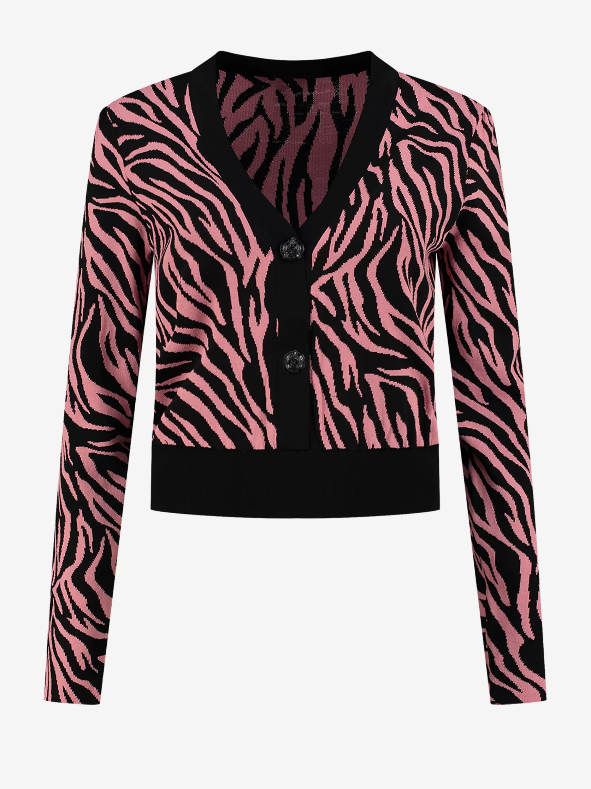 Women FIFTH HOUSE Sweaters & Cardigans-Top with Zebra print