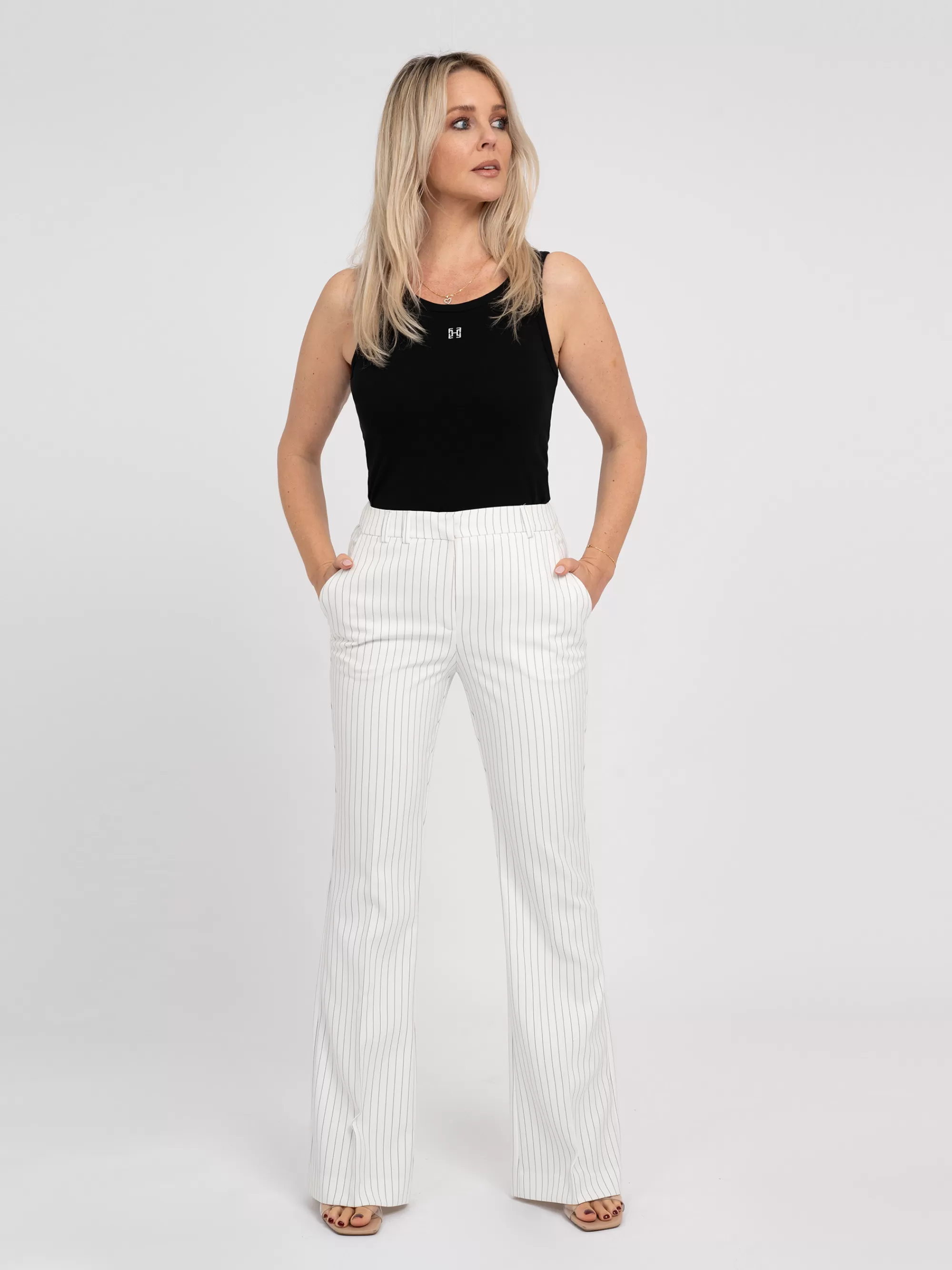 Women FIFTH HOUSE Pants & Jeans-Trousers with pinstripe