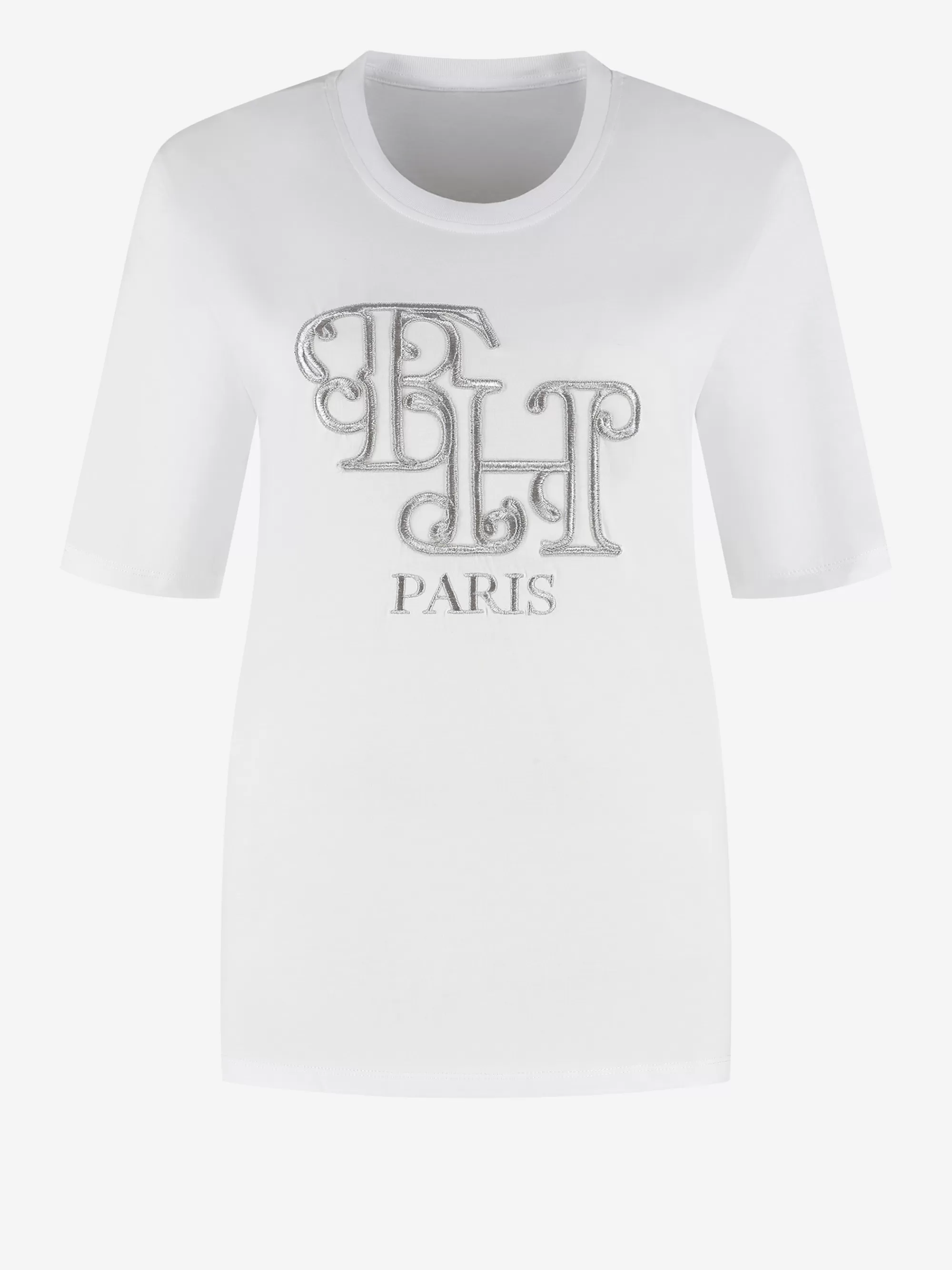 Women FIFTH HOUSE T-shirts-T-shirt with metallic look FH logo