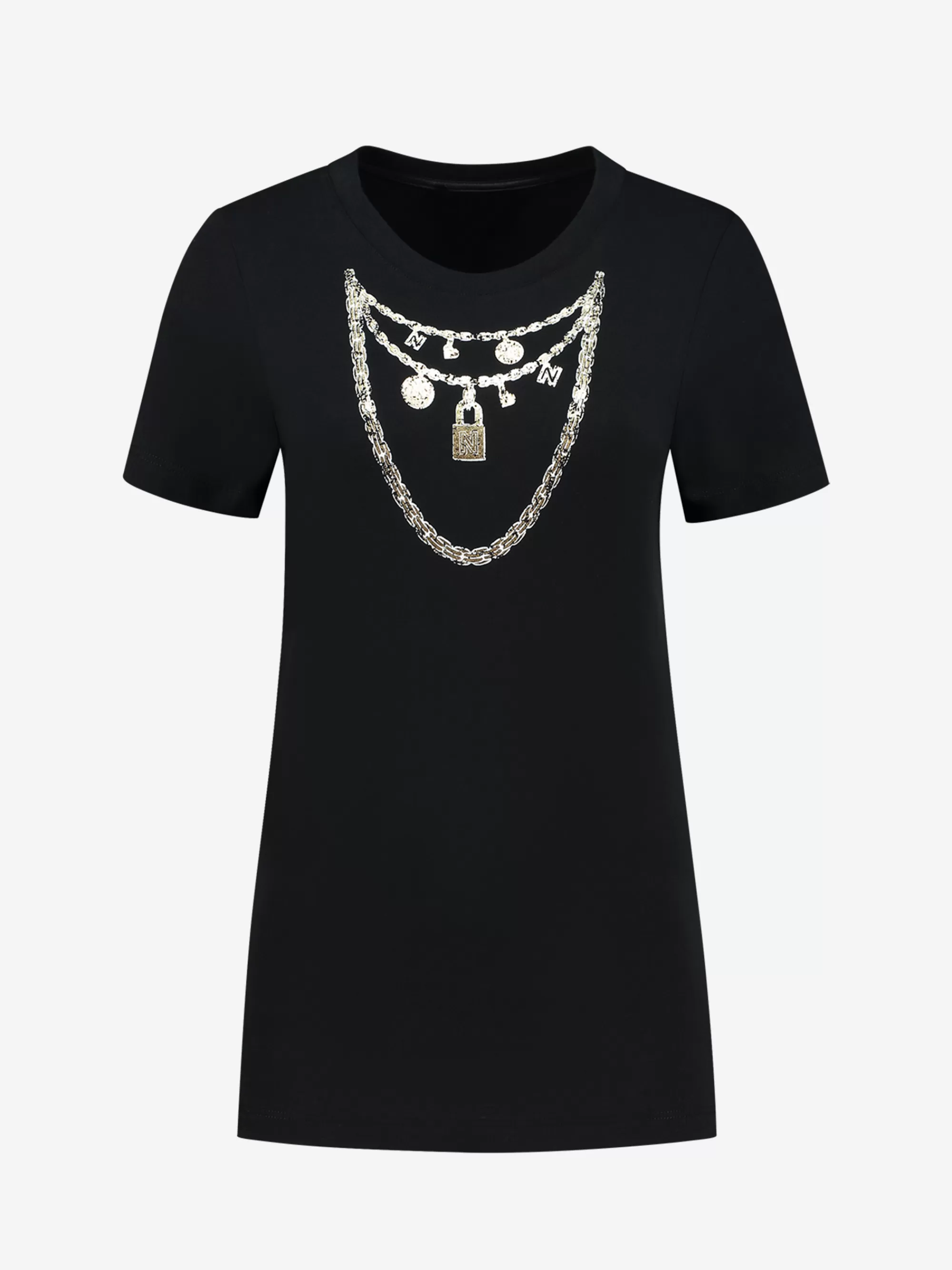 Women FIFTH HOUSE T-shirts-T-shirt with necklace print