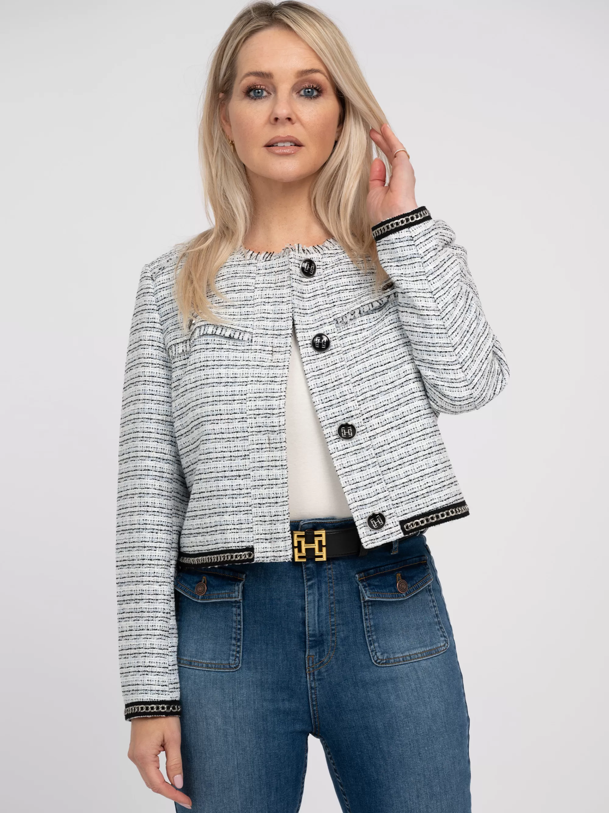 Women FIFTH HOUSE Coats & Jackets-Tweed jacket