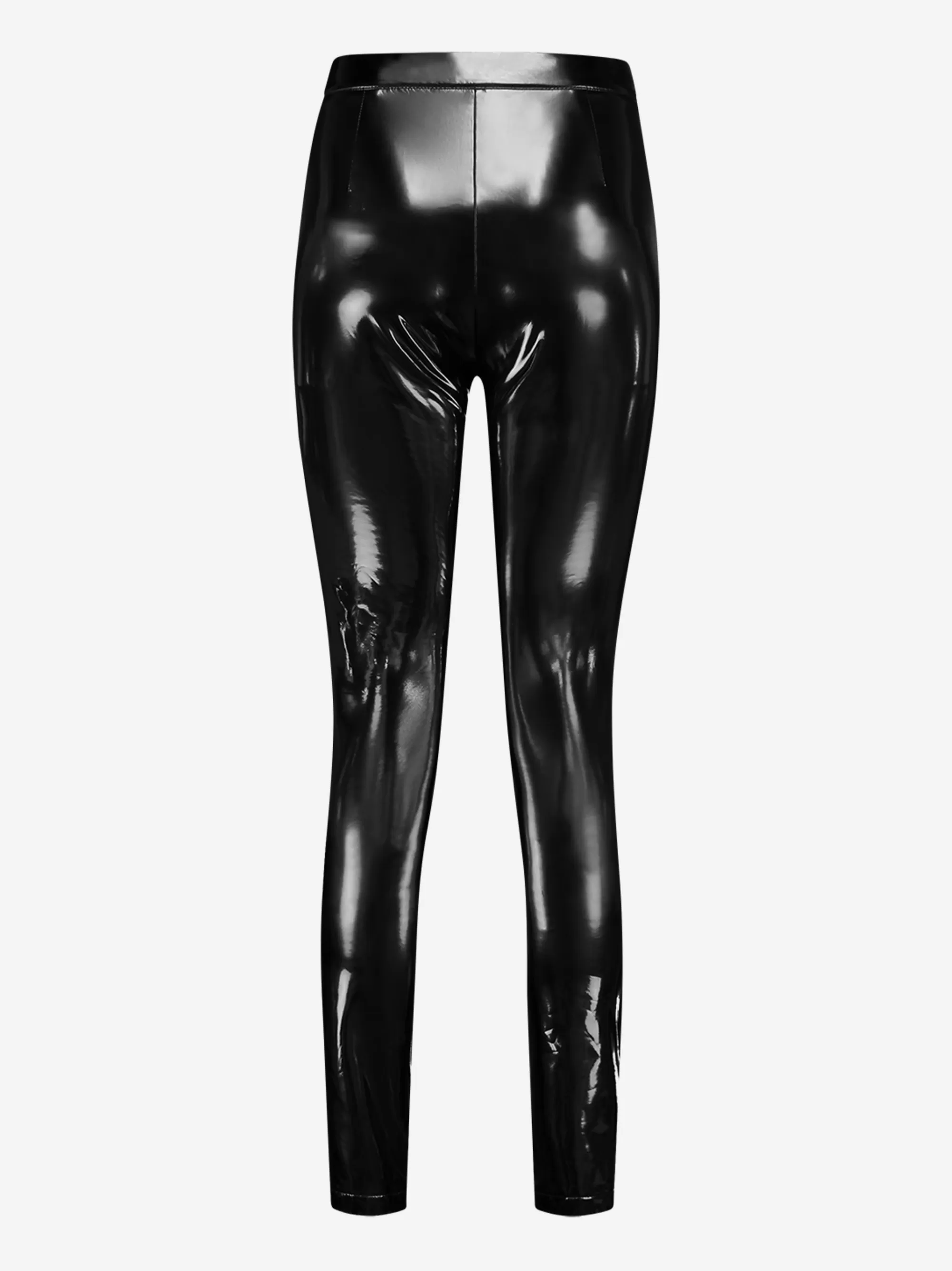 Women FIFTH HOUSE Pants & Jeans-Vegan leather lacquer pants with high rise