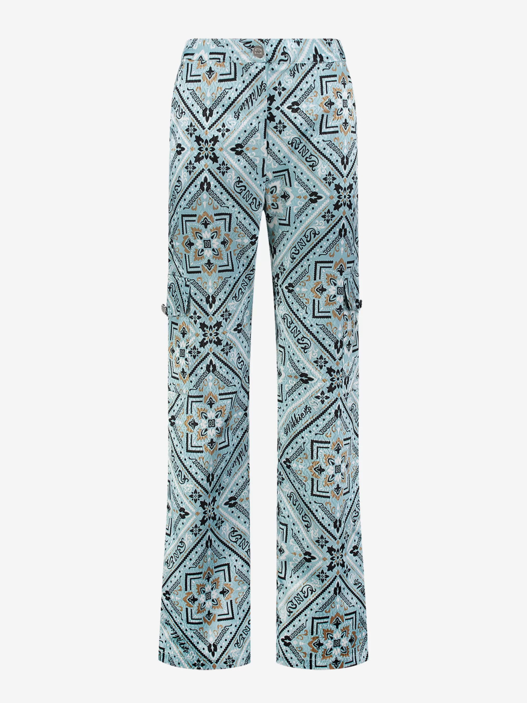 Women FIFTH HOUSE Pants & Jeans-Wide leg trouser with print